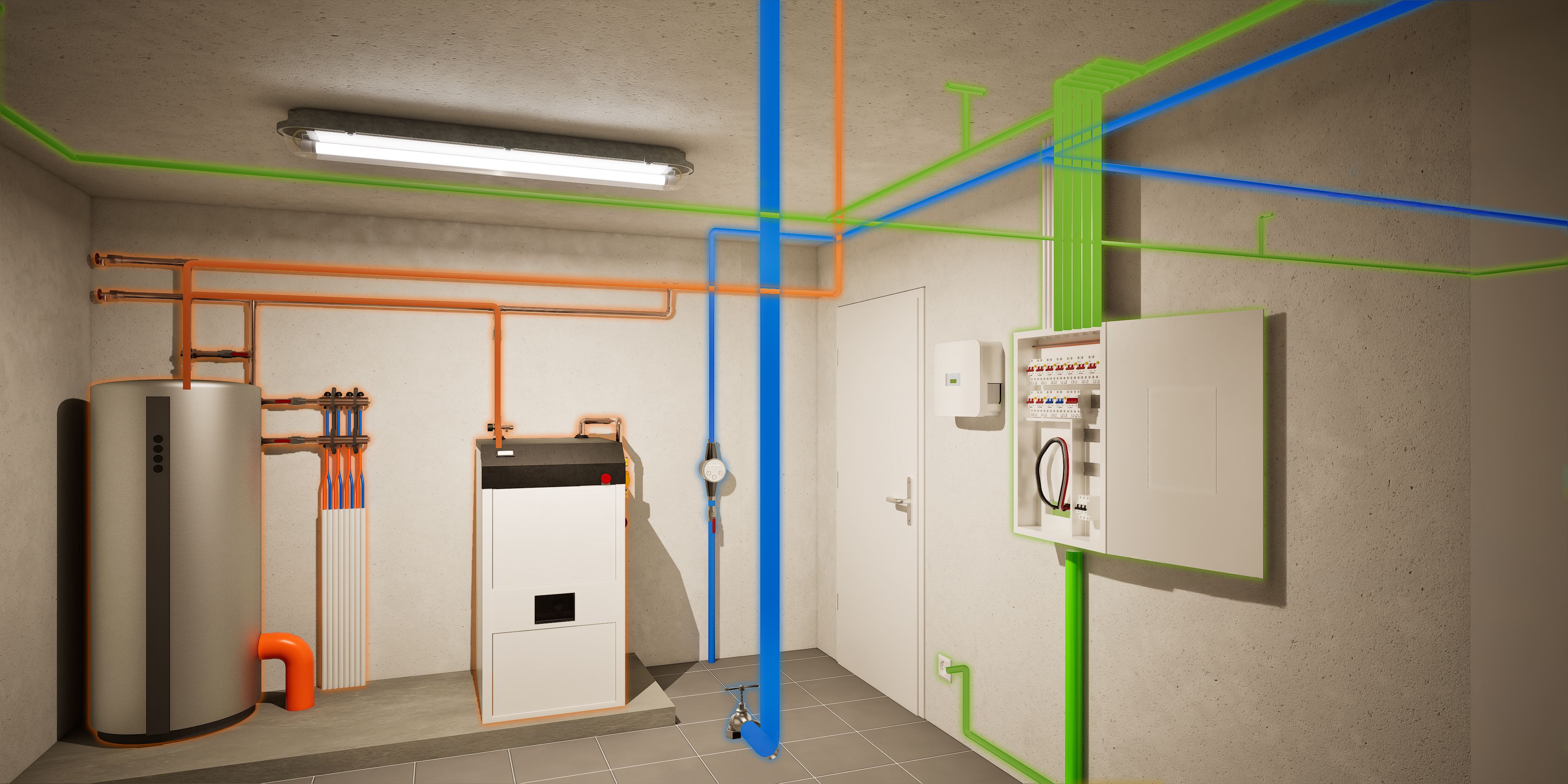 Strom, Wärme, Wasser