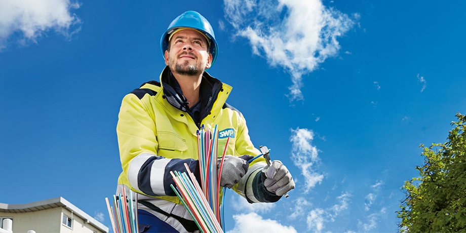 Hausanschluss Glasfaser