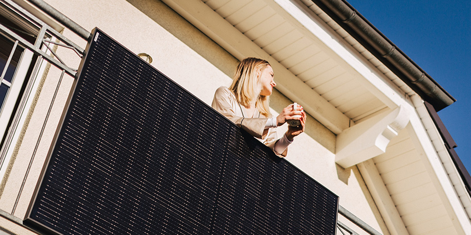 PV-Anlage Balkon